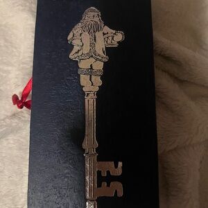 Santa’s silver key for your door knob